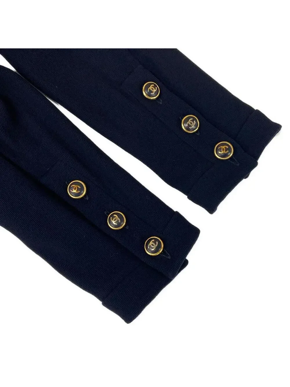 Chanel Navy Outer Fabric] Wool Women's #339226C12B